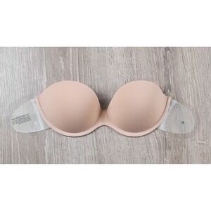 Women's Adhesive Strapless Backless Bra Nude SIZE B Padded Underwire